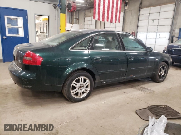 2000 Audi A6 with VIN WAUED54B2YN051241, listed as a Copart auction lot 47402425 with 180,376 mi miles and Clean Title. Bid and sale history available at carsss.com. Image 3.