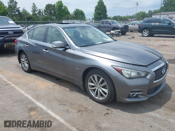 2017 Infiniti Q50 Premium with VIN JN1EV7AR3HM840309, listed as a IAAI auction lot 42301106 with 90,177 mi miles and . Bid and sale history available at DreamBid. Image 1.