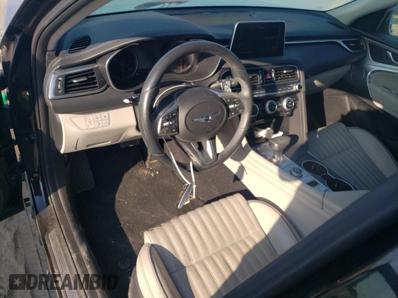 2019 Genesis G70 2.0T Advanced with VIN KMTG34LA8KU024903, listed as a Copart auction lot 68116404 with 45,004 mi miles and Salvage Title. Bid and sale history available at carsss.com. Image 8.
