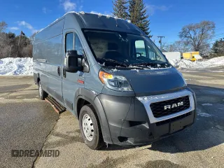 2020 Ram ProMaster Cargo with VIN 3C6URVJG0LE140262, listed as a Copart auction lot 45997525 with 64,477 mi miles and Clean Title. Bid and sale history available at carsss.com. Image 1.