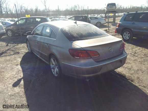 2013 Volkswagen CC Sport with VIN WVWBN7AN1DE563404, listed as a IAAI auction lot 41659845 with 171,631 mi miles. Bid and sale history available at carsss.com. Image 3.