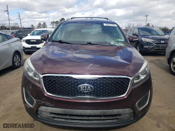2017 Kia Sorento LX V6 with VIN 5XYPG4A54HG290910, listed as a Copart auction lot 48027905 with 168,279 mi miles and Salvage Title. Bid and sale history available at carsss.com. Image 5.