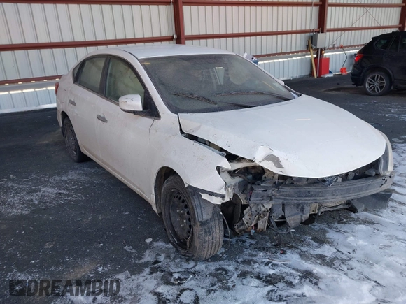 2017 Nissan Sentra S with VIN 3N1AB7APXHY385896, listed as a IAAI auction lot 41572154 with 100,406 mi miles and . Bid and sale history available at carsss.com. Image 1.