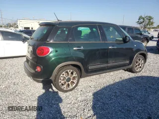 2014 FIAT 500L Trekking with VIN ZFBCFADH1EZ007398, listed as a Copart auction lot 50578915 with 23,969 mi miles and Salvage Title. Bid and sale history available at DreamBid. Image 3.