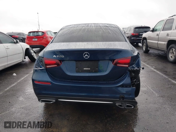 2021 Mercedes-Benz A 220 with VIN W1K3G4EB9MJ272143, listed as a IAAI auction lot 41568057 with 36,733 mi miles and . Bid and sale history available at DreamBid. Image 17.