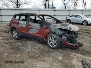2015 Ford Escape SE with VIN 1FMCU9GX3FUA75944, listed as a Copart auction lot 49818255 with 0 mi miles and Salvage Title. Bid and sale history available at carsss.com. Image 4.