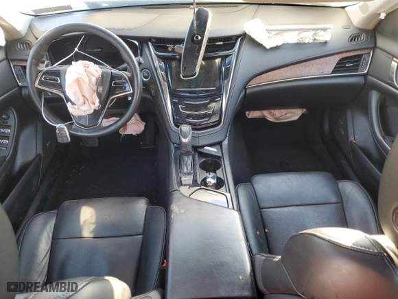 2018 Cadillac CTS Sedan Luxury RWD with VIN 1G6AR5SX7J0154825, listed as a Copart auction lot 88575675 with 0 mi miles and Salvage Title. Bid and sale history available at carsss.com. Image 8.