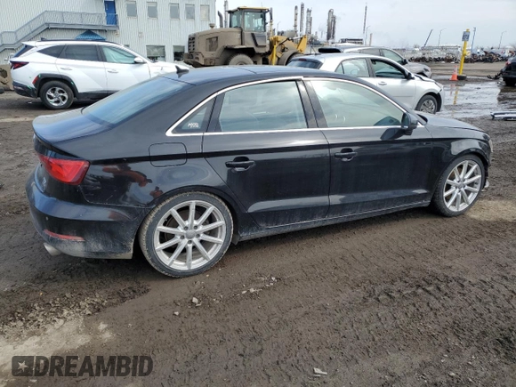 2016 Audi A3 2.0T Premium Plus with VIN WAUE8GFFXG1115550, listed as a Copart auction lot 49481015 with 0 mi miles and Salvage Title. Bid and sale history available at carsss.com. Image 3.