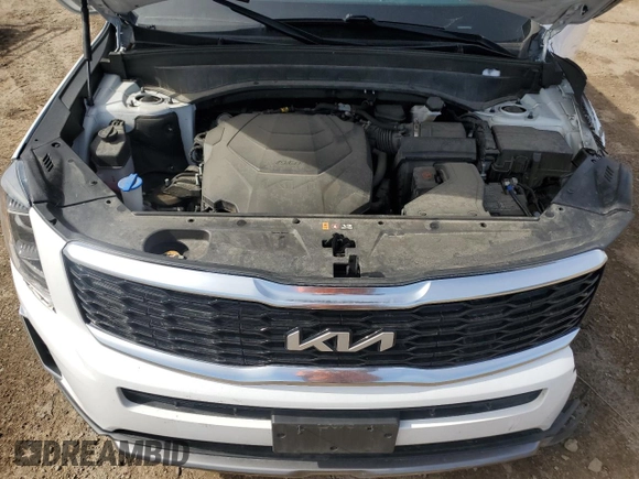 2022 Kia Telluride S with VIN 5XYP6DHC1NG324448, listed as a Copart auction lot 47869965 with 55,138 mi miles and Salvage Title. Bid and sale history available at DreamBid. Image 13.