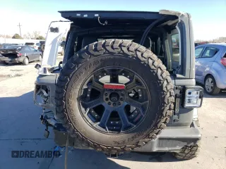 2023 Jeep Wrangler Sport S with VIN 1C4HJXDG3PW602849, listed as a Copart auction lot 46718365 with 24,308 mi miles and Salvage Title. Bid and sale history available at DreamBid. Image 6.