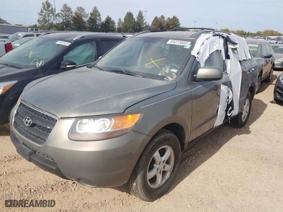 2007 Hyundai Santa Fe GLS with VIN KM8SG13D57U098448, listed as a Copart auction lot 33051641 with 0 mi miles and Non Repairable. Bid and sale history available at carsss.com. Image 2.