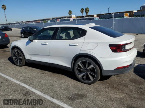 2022 Polestar 2 with VIN LPSED3KA9NL079555, listed as a Copart auction lot 67022294 with 36,781 mi miles and Salvage Title. Bid and sale history available at DreamBid. Image 2.