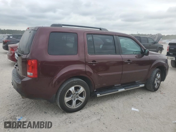 2013 Honda Pilot EX-L with VIN 5FNYF3H55DB003101, listed as a Copart auction lot 49691995 with 179,598 mi miles and Clean title. Bid and sale history available at DreamBid. Image 3.