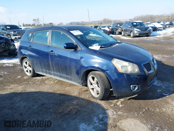 2010 Pontiac Vibe with VIN 5Y2SM6E04AZ405364, listed as a IAAI auction lot 41419446 with 144,209 mi miles. Bid and sale history available at carsss.com. Image 1.