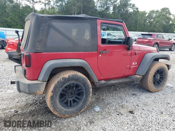 2007 Jeep Wrangler X with VIN 1J4FA24197L185416, listed as a Copart auction lot 59943735 with 147,984 mi miles and Salvage title. Bid and sale history available at DreamBid. Image 3.