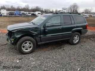 2001 Jeep Grand Cherokee Laredo with VIN 1J4GW48S01C550335, listed as a Copart auction lot 45685805 with 80,187 mi miles and Salvage Title. Bid and sale history available at carsss.com. Image 1.