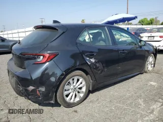 2023 Toyota Corolla Hatchback SE with VIN JTND4MBE3P3205743, listed as a Copart auction lot 76208354 with 22,632 mi miles and Salvage Title. Bid and sale history available at carsss.com. Image 3.