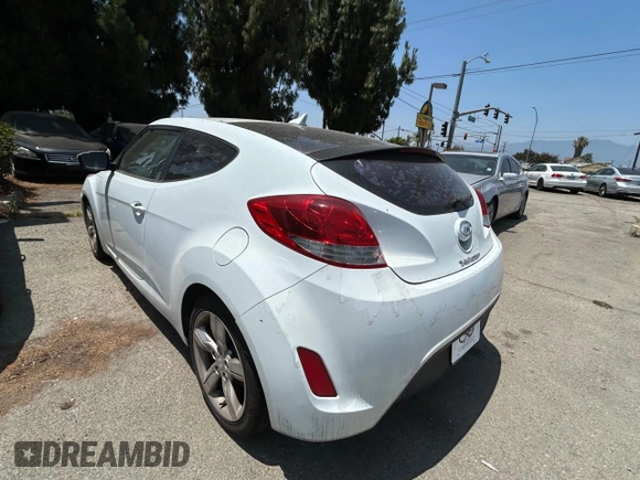 2012 Hyundai Veloster w/Black Int with VIN KMHTC6AD1CU020923, listed as a Copart auction lot 62790155 with 145,974 mi miles and Clean title. Bid and sale history available at DreamBid. Image 3.