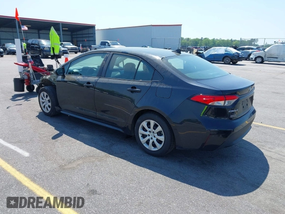 2021 Toyota Corolla LE with VIN 5YFEPMAE9MP191612, listed as a IAAI auction lot 41977110 with 83,639 mi miles and . Bid and sale history available at DreamBid. Image 3.