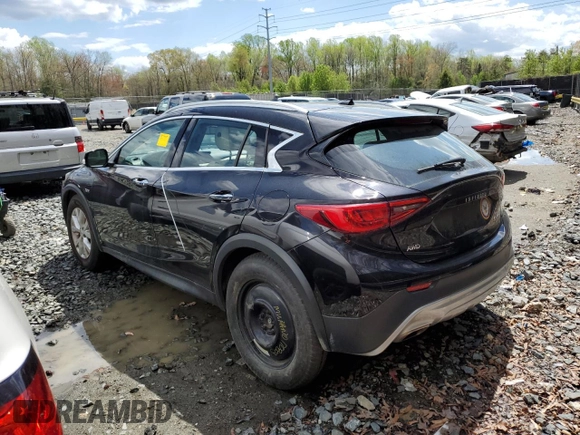 2018 Infiniti QX30 Premium with VIN SJKCH5CR7JA044597, listed as a Copart auction lot 47276404 with 102,007 mi miles. Bid and sale history available at carsss.com. Image 2.