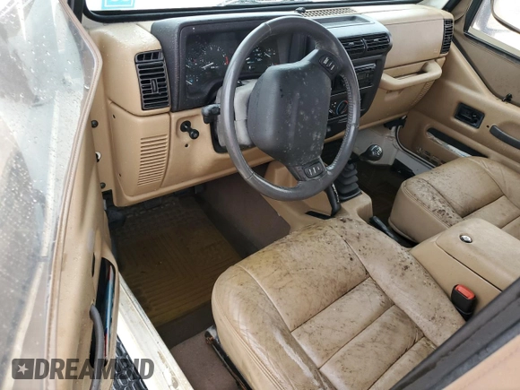 1999 Jeep Wrangler Sport with VIN 1J4FY19S2XP448670, listed as a Copart auction lot 73990734 with 0 mi miles and Non Repairable. Bid and sale history available at carsss.com. Image 8.