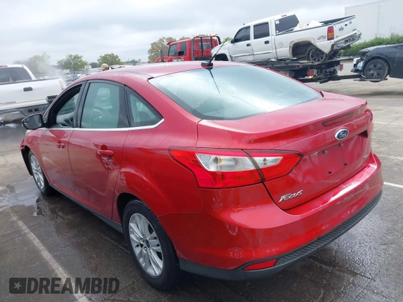 2012 Ford Focus SEL with VIN 1FAHP3H27CL338414, listed as a IAAI auction lot 41925915 with 128,123 mi miles. Bid and sale history available at carsss.com. Image 14.