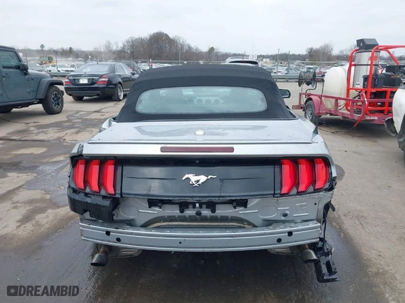 2020 Ford Mustang EcoBoost with VIN 1FATP8UH7L5119278, listed as a IAAI auction lot 41505614 with 1 mi miles. Bid and sale history available at carsss.com. Image 17.
