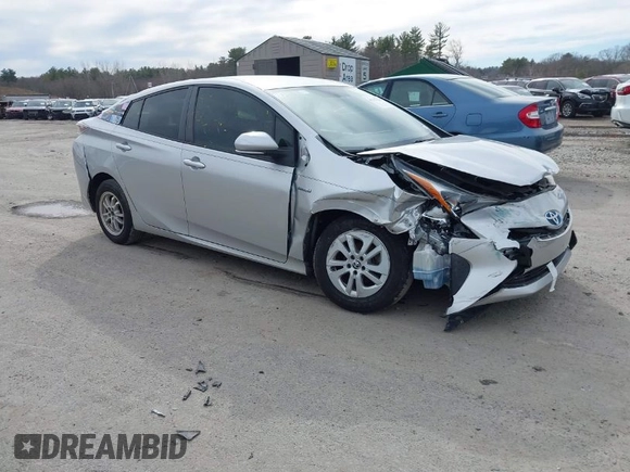 2016 Toyota Prius Two with VIN JTDKBRFUXG3023523, listed as a IAAI auction lot 41757143 with 124,144 mi miles. Bid and sale history available at carsss.com. Image 1.