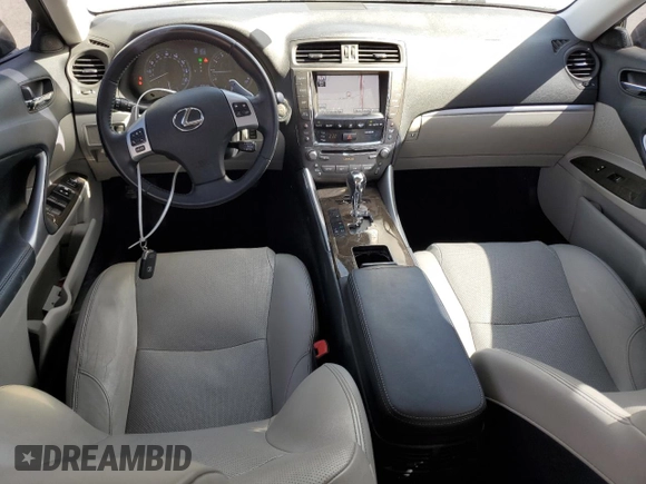 2012 Lexus IS 350 with VIN JTHBE5C27C5029490, listed as a Copart auction lot 46371965 with 83,548 mi miles and Salvage title. Bid and sale history available at DreamBid. Image 8.