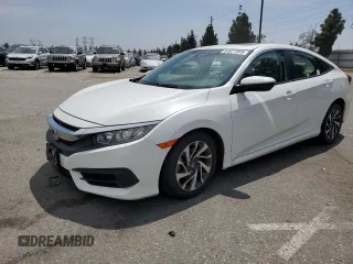 2018 Honda Civic EX with VIN 2HGFC2F78JH506451, listed as a Copart auction lot 54977565 with 41,227 mi miles and Salvage Title. Bid and sale history available at DreamBid. Image 1.