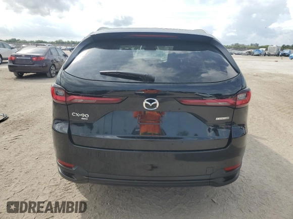 2025 Mazda CX-90 Preferred with VIN JM3KKBHDXS1217792, listed as a Copart auction lot 45724915 with 154 mi miles and Clean title. Bid and sale history available at DreamBid. Image 6.