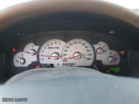 2003 Mercury Mountaineer Convenience with VIN 4M2ZU86K73UJ22221, listed as a Copart auction lot 46578055 with 156,930 mi miles and Salvage Title. Bid and sale history available at carsss.com. Image 9.