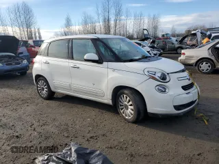 2014 FIAT 500L Easy with VIN ZFBCFABH9EZ028597, listed as a Copart auction lot 83675924 with 102,223 mi miles and Salvage Title. Bid and sale history available at carsss.com. Image 4.