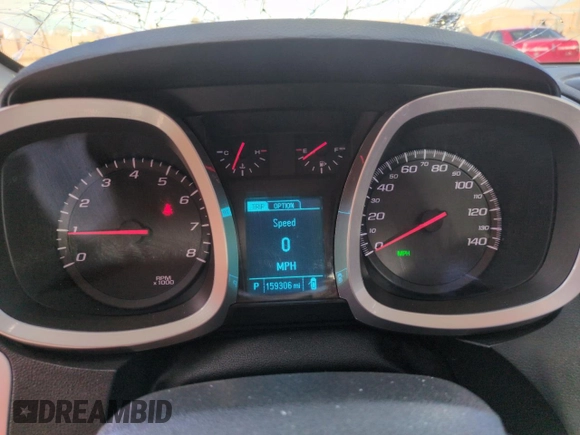 2015 Chevrolet Equinox LT with VIN 2GNALBEK0F1117888, listed as a Copart auction lot 50049905 with 159,306 mi miles and Salvage Title. Bid and sale history available at carsss.com. Image 9.