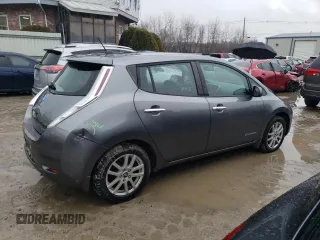 2015 Nissan LEAF SV with VIN 1N4AZ0CP3FC300910, listed as a Copart auction lot 46025595 with 59,822 mi miles and Non repairable. Bid and sale history available at DreamBid. Image 3.