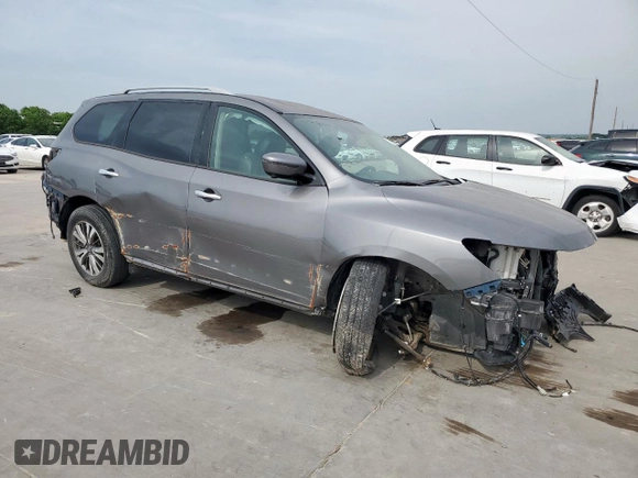 2020 Nissan Pathfinder SL with VIN 5N1DR2CN7LC601365, listed as a Copart auction lot 57273725 with 44,503 mi miles and Salvage title. Bid and sale history available at DreamBid. Image 4.