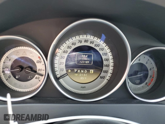 2012 Mercedes-Benz C 250 Sport with VIN WDDGF4HB7CA601162, listed as a Copart auction lot 60329225 with 122,189 mi miles and Salvage title. Bid and sale history available at DreamBid. Image 9.