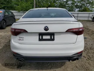 2024 Volkswagen Jetta 40th Anniversary Edition with VIN 3VW9T7BU7RM006621, listed as a Copart auction lot 58410695 with 16,412 mi miles and Salvage title. Bid and sale history available at DreamBid. Image 6.