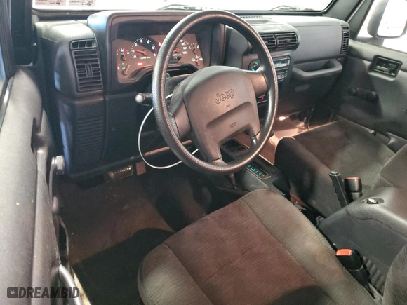 2004 Jeep Wrangler Sport with VIN 1J4FA49S94P713201, listed as a Copart auction lot 49602735 with 152,932 mi miles and Salvage Title. Bid and sale history available at carsss.com. Image 8.