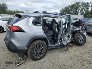2024 Toyota RAV4 Hybrid XLE Premium with VIN 4T3B6RFV7RU148573, listed as a Copart auction lot 58340474 with 1,193 mi miles and Salvage title. Bid and sale history available at DreamBid. Image 3.