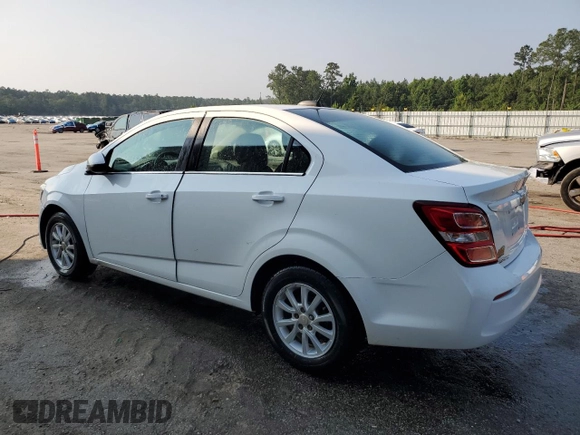 2018 Chevrolet Sonic LT with VIN 1G1JD5SH3J4132357, listed as a Copart auction lot 59164785 with 207,625 mi miles and Salvage title. Bid and sale history available at DreamBid. Image 2.