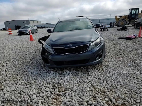 2015 Kia Optima LX with VIN KNAGM4A78F5585277, listed as a Copart auction lot 46720665 with 184,477 mi miles and Salvage Title. Bid and sale history available at carsss.com. Image 11.
