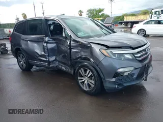 2017 Honda Pilot EX-L z VIN 5FNYF5H51HB026506, wystawiony jako IAAI lot #41605309 z przebiegiem Nie podano mil oraz . Historia ofert i sprzedaży dostępna na DreamBid. Obrazek 1.