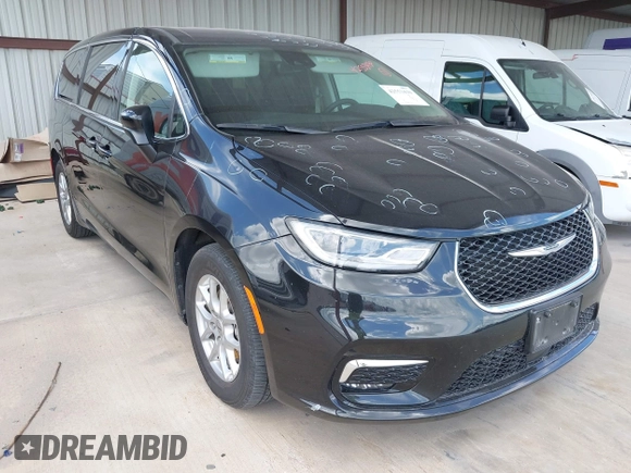 2023 Chrysler Pacifica Touring L with VIN 2C4RC1BG1PR550628, listed as a IAAI auction lot 42553430 with 61,773 mi miles and . Bid and sale history available at DreamBid. Image 1.