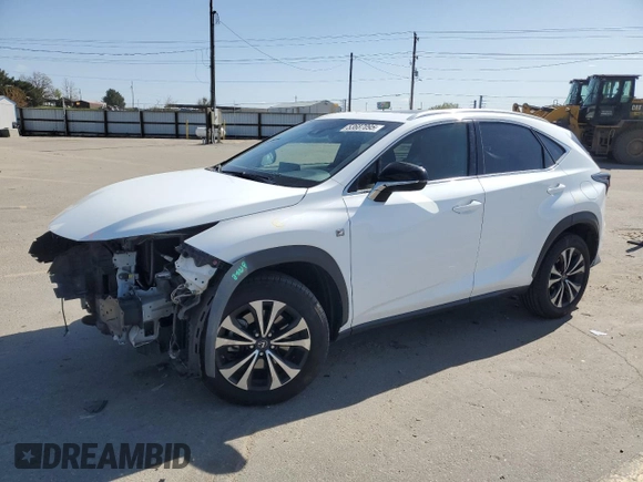 2019 Lexus NX 300 with VIN JTJBARBZ7K2203087, listed as a Copart auction lot 53687095 with 60,454 mi miles and Salvage Title. Bid and sale history available at DreamBid. Image 1.