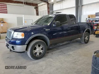 2007 Ford F-150 XLT with VIN 1FTPX14V37KD27495, listed as a Copart auction lot 56120405 with 96,557 mi miles and Salvage title. Bid and sale history available at DreamBid. Image 1.