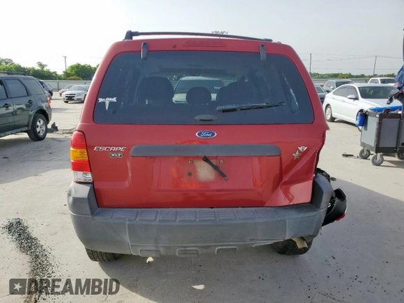 2006 Ford Escape XLT with VIN 1FMYU03136KD25536, listed as a Copart auction lot 56892805 with 187,216 mi miles and Salvage title. Bid and sale history available at DreamBid. Image 6.