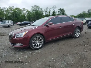 2014 Buick LaCrosse Leather with VIN 1G4GB5G39EF256644, listed as a Copart auction lot 56575955 with 112,355 mi miles and Salvage title. Bid and sale history available at DreamBid. Image 1.