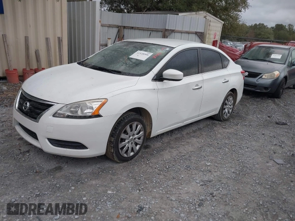 2014 Nissan Sentra S with VIN 3N1AB7AP0EY262989, listed as a IAAI auction lot 41528906 with 133,275 mi miles and . Bid and sale history available at DreamBid. Image 2.