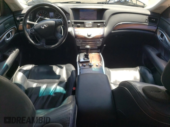 2013 Infiniti M with VIN JN1BY1AP2DM511973, listed as a Copart auction lot 55351815 with 126,888 mi miles and Salvage title. Bid and sale history available at DreamBid. Image 8.